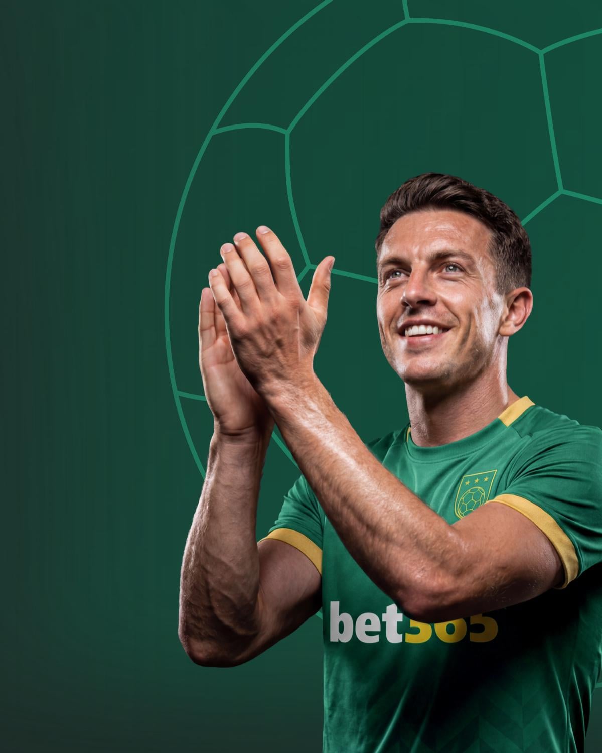 Sportspeople in bet365 colours